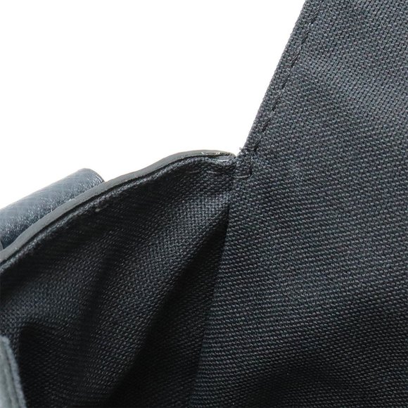 LOUIS VUITTON Taiga Roman MM Shoulder Bag Leather Men's Bol Dark Navy M32624 - Picture 8 of 9